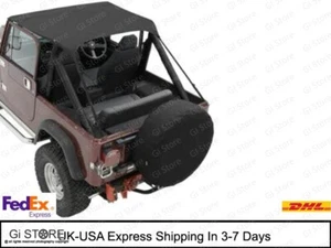 Bestop replacement Bikini Top Traditional Style Black Crush Fits CJ5 76-83-Black - Bild 1 von 3