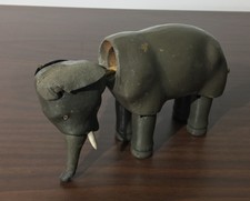 EARLY SCHOENHUT "HUMPTY DUMPTY CIRCUS" WOODEN TOY ELEPHANT