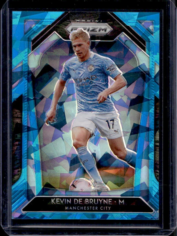 2020-21 Prizm Premier League Kevin De Bruyne Blue Ice Prizm #31/75 99 Manchester