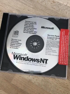 Microsoft Windows NT Service Pack 3 Neuwertig-nur Disc CD 2839 - Bild 1 von 4