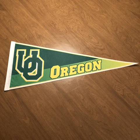 University of Oregon Ducks 30β Pennant WinCraft Sports NCAA College RARE Cover