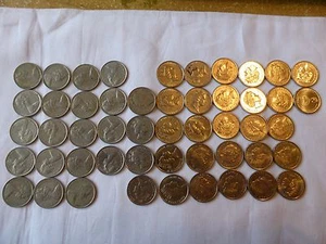 Aust 5 cent coin collection 1966 to 2022 circ set incl 1972 & both 16 & 2019 5c - Picture 1 of 4