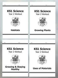 KS1 Science year 2 Home Learning Workout Pack of 4 workbooks Age 5-7 Years New - Bild 1 von 5