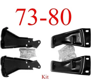 Kit de soporte de parachoques trasero Chevy 73 80 con pernos, camioneta GMC, Suburban, Blazer - Imagen 1 de 5