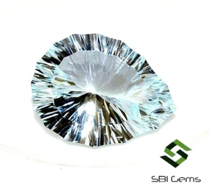 18x14 mm Natural White Topaz Fancy Oval Concave Cut 14.30 CTS Loose Gemstone - Picture 1 of 9