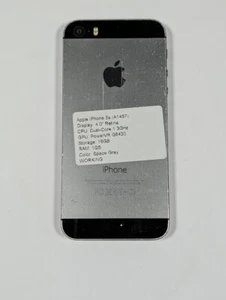 Apple iPhone 5s 16GB Space Gray - Working, Signs of Use - Afbeelding 1 van 9