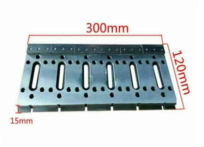Tablero de accesorios EDM de corte de alambre Herramienta de plantilla de acero inoxidable Sujeción y nivelación 300X120X15 mm Foto 1 de 3
