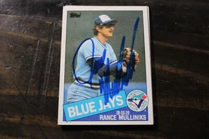 TARJETA AUTOGRAFIADA RANCE MULLINIKS TORONTO BLUE JAYS - Imagen 1 de 1