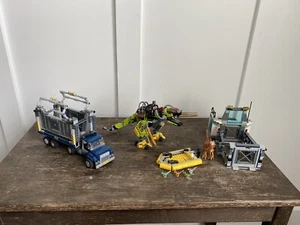 LEGO Jurassic World T. rex Transport 75933 75938 Dino Mech 75927 Dinosaur Lot - Picture 1 of 21