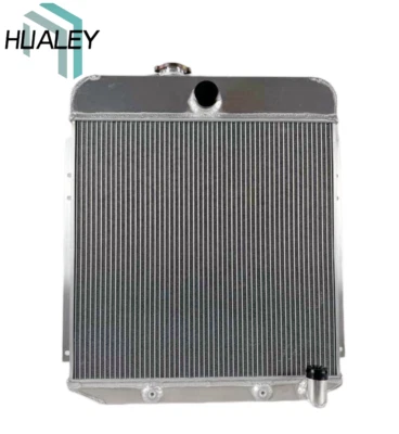 Radiador de alumínio 3 fileiras para 1949 1950 Plymouth Deluxe Special Deluxe Suburban - Imagem 1 de 4