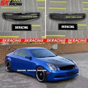 Se adapta a 03-07 Infiniti G35 350GT 2D cupé sin pintar/fibra de carbono parrilla delantera - Imagen 1 de 24