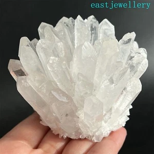 200g+ Clear quartz cluster crystal cluster mineral specimen point healing 1pc - Picture 1 of 13