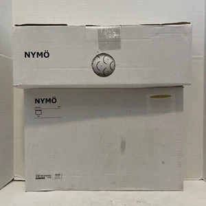 New/Open Package*IKEA Nymo 17" White/Copper Perforated Lamp/Shade 103.772.19 - Picture 1 of 5