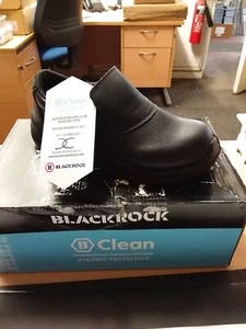 BLACKROCK HYGIENE SLIP ON SHOESIZE UK3 BLACK - Picture 1 of 3