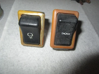 MG MGB Heater Fan and Map Light Switch Lucas Original 1968-1971 #35872 #35915 - Image 1 of 2