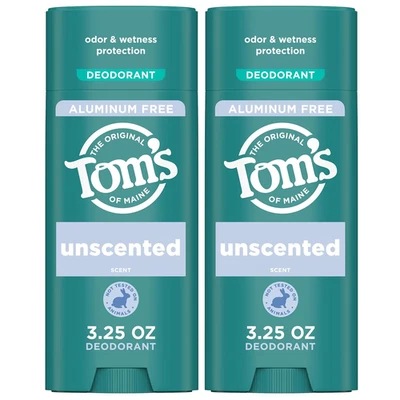 Tom’S of Maine Unscented Aluminum Free Natural Deodorant for Women & Men | Goes  - Image 1 of 4