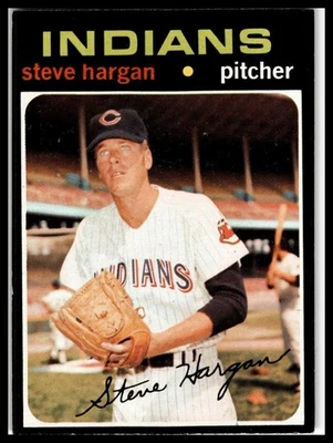 1971 Topps #375 Steve Hargan - Image 1 of 2