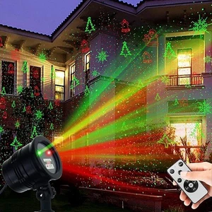Proyector de Navidad Luces Exterior Vacaciones Luces Láser Paisaje Foco R... - Imagen 1 de 7