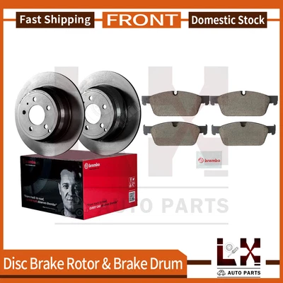 Rotor de freno delantero Brembo 6 y pastillas para Mercedes-Benz GL450 2015-2016 Foto 1 de 4