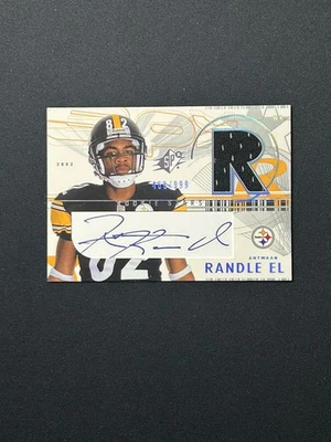 2002 Upper Deck SPX Antwan Randle El Rookie Stars AUTO RC /999 Pitts Steelers - Image 1 of 2
