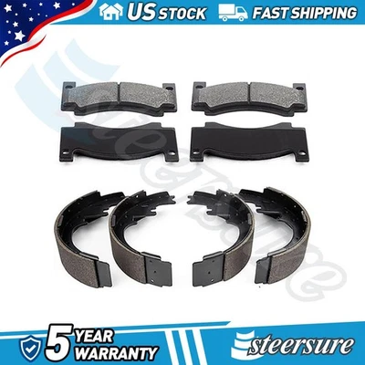 Juego de pastillas de freno de disco delanteras traseras Magma zapata de freno de tambor para Dodge Coronet 1971-1972 Foto 1 de 4