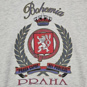 VTG Czech Republic PRAGUE Praha Tourism Sweatshirt Jerzees Boxy Scotland Made - Picture 1 of 19