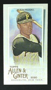 2020 Topps Allen & Ginter Bill Mazeroski #305 BASEBALL CARD Pirates Mini - Bild 1 von 2