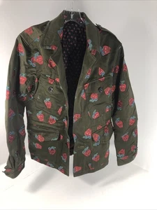CHAQUETA MILITAR PAUL SMITH PARA HOMBRE LÍNEA PRINCIPAL CALAVERA FRESA TALLA MEDIANA NUEVA SIN ETIQUETAS - Imagen 1 de 10