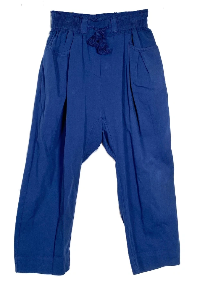 Pantalones ZARA Niños Acanalados Cintura Elástica Borla Cordón Calce Suelto Algodón Niñas 8 Foto 1 de 4