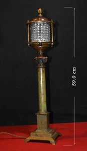 Carpe Diem Vintage schwere Bronze Maritim Lampe von Ernst Georg Zimmermann v. RAR - Bild 1 von 21
