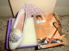 JUST THE RIGHT SHOE - BY RAINE WILLITTS - JEWELED HEEL PUMP - #25011 - WITH COA