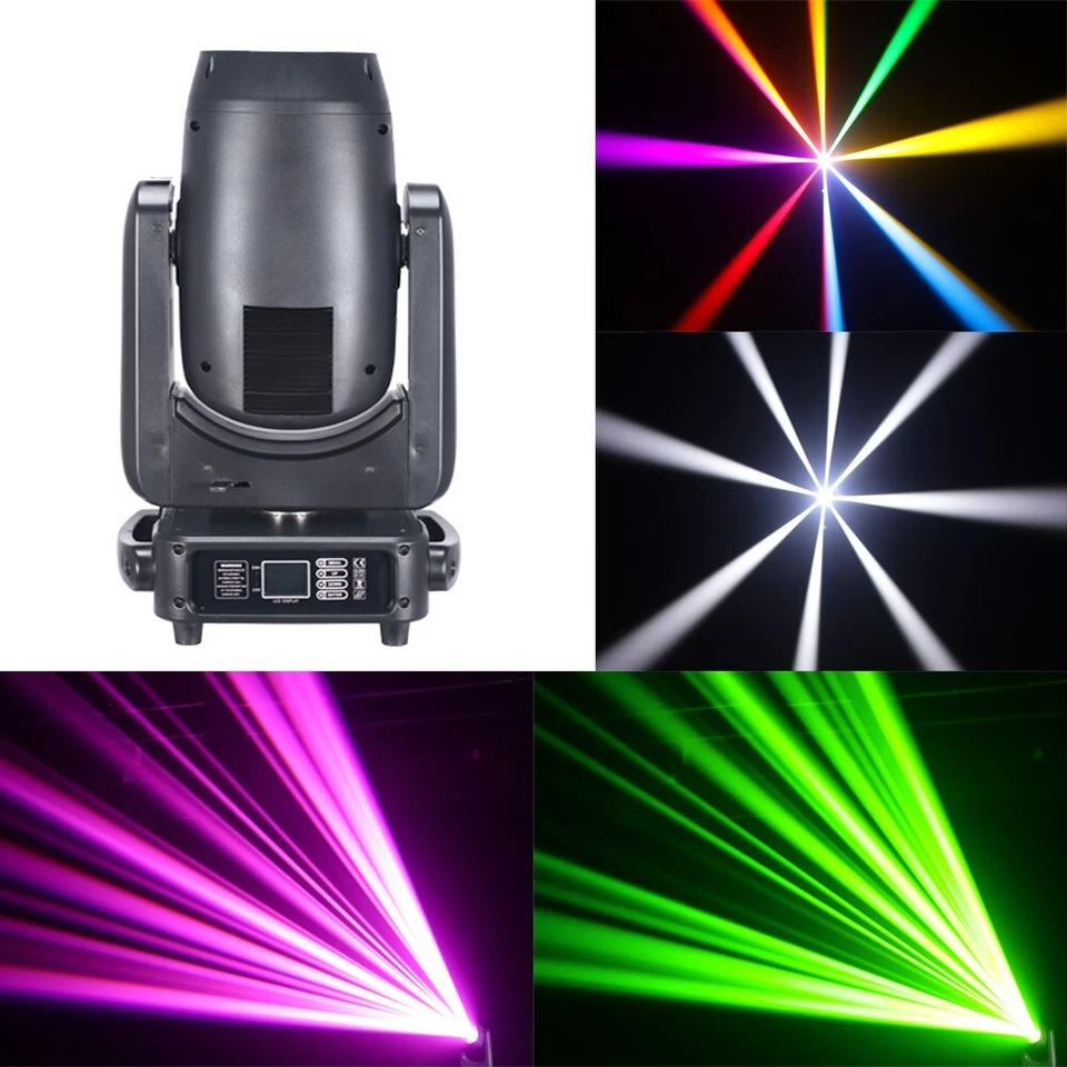 Rainbow Effect Sharpy 380W Moving Head Beam Light 3in1 Wash Gobos stage lighting - Image 1 of 4