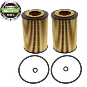 2pcs Oil Filters fit for 2015 VW Volkswagen Jetta Golf Beetle Passat 2.0L Diesel - Picture 1 of 7