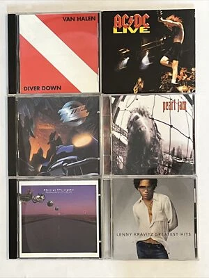 80's/90's cd bundle - Kravitz, Van Halen, ACDC, ZZ top, Pearl Jam, Deep Purple - Image 1 of 4