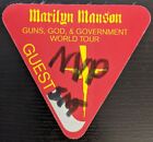 Marilyn Manson Guns God And Government World Tour Backstage Pass 2002