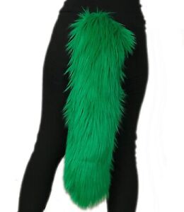 Handmade Faux Fur Tail Fursuit Fursona Costume Cosplay Accessory Several Colors