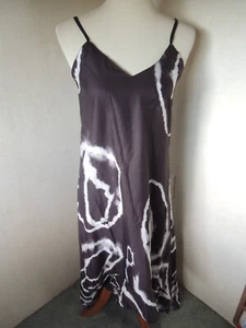 Women's HANYAGEDIOA Black Sundress Dress Long Thin Sleeveless Size LARGE - Picture 1 of 5