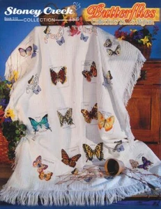 Butterflies Collectors' Series Afghan BK510 de Stoney Creek patrón de punto de cruz - Imagen 1 de 1
