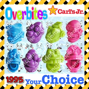 Carl's Jr. 1995 OVERBITES Lápiz Topper CABEZA GRANDE Overbite TU ELECCIÓN Juguete - Imagen 1 de 32