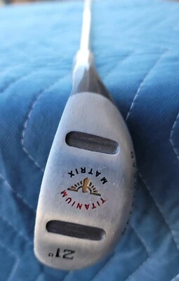 Metalhead 21° Titanium Matrix Offset Acculite Graphite Shaft Specialty Golf Club - Image 1 of 4