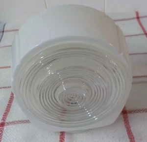 Vintage Ceiling Light Fixture Globe / Entry Door Globe 3" Filter MILK GLASS - Picture 1 of 5