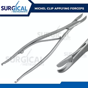 Michel Clip Applikationszange 4,75" chirurgische Nahtinstrumente deutsche Qualität - Bild 1 von 3