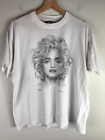 Vintage 1991 Madonna T-Shirt XL Bildschirm Sterne einzeln genäht weiß Herren