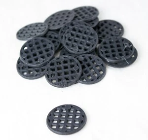 Round Plastic Drainage Mesh/Net/Screen for Potted Plants & Bonsai Pots 1" to 4" - Picture 1 of 14