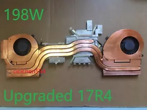 CPU Vakuum Kupfer für Alienware 17R4 P31E001 Lüfter mit Kühlkörper 0K2PKV 04RFW1 - Bild 1 von 7