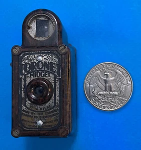 Coronet Midget Subminiatur 16mm Kamera braun Bakelit britisch 1930er Vintage - Bild 1 von 7