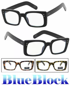 Moda Profesional Computadora Marco Rectangular Luz Azul Bloqueo Gafas de Sol UV - Imagen 1 de 14