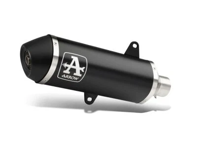 SILENZIATORE URBAN ARROW ALLUMINIO DARK PER HONDA SH 125I ABS 2012-2016 - Immagine 1 di 2