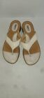 Born Sandals W0593 Womens Size 9 White Leather