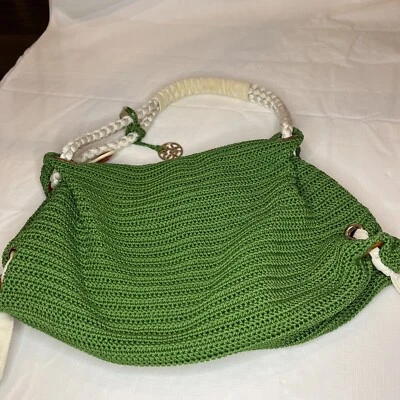 Bolso de ganchillo verde The Sak Hobo trenzado correas para el hombro tejido Foto 1 de 4
